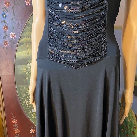 Black Strapless Cocktail Dress, Size Small - Picture 3 of 6